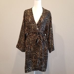 Josie Leopard Print Robe